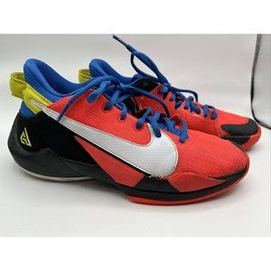 Nike Boys Zoom Freak 2 CN8574-606 Red Basketball Shoes Sneakers Size 6.5Y